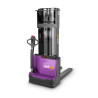 Electric Pedestrian Stacker PSM 1.2 | 1200 kg | Li-ion | AntOn by Jungheinrich - width across fork 570 mm