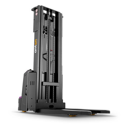 Electric Pedestrian Stacker PSM 1.2 | 1200 kg | Li-ion | AntOn by Jungheinrich - width across fork 570 mm